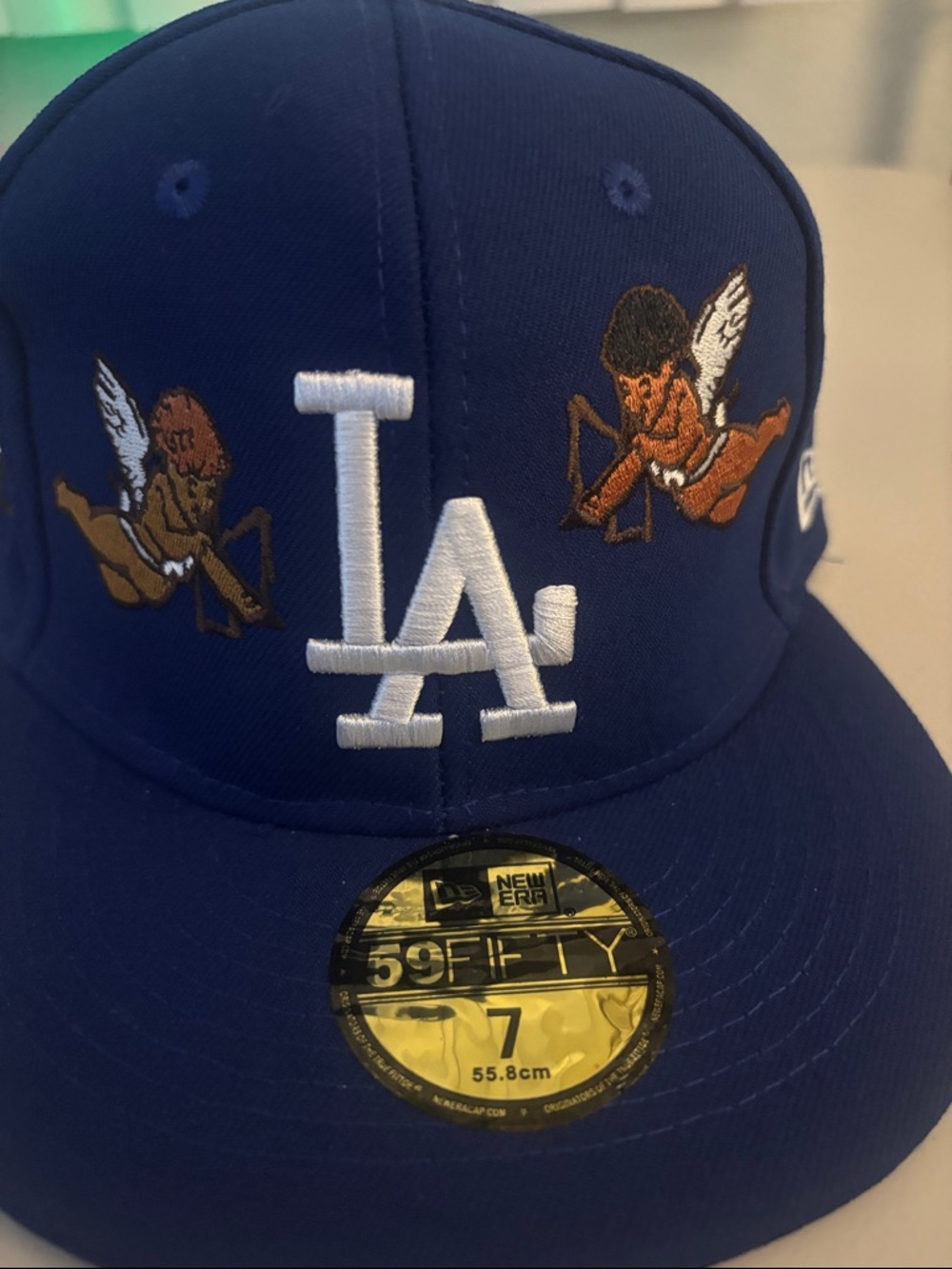 New Era Royal Blue LA Fitted Cap 7